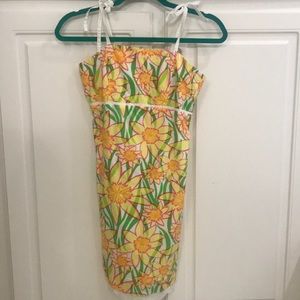 Lilly Pulitzer Girls yellow sundress Size 14